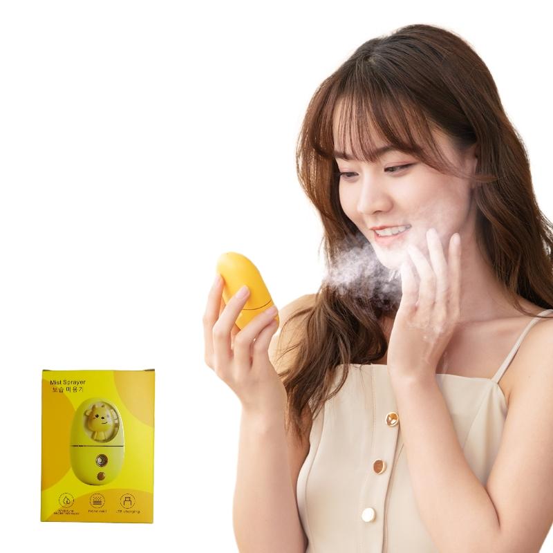 Sương Nano Mặt Xịt USB Máy Phun Sương Tạo Độ Ẩm Mini Di Động Thủy Hóa Sương Lạnh Hoa Văn Mặt Xịt 35ML Làm Đẹp Dụng Cụ Chăm Sóc Da