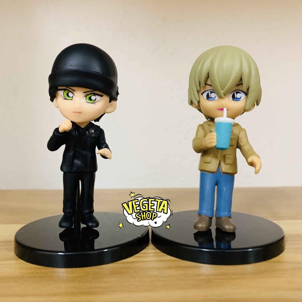 Mô hình Conan - Haibara Shinichi Ran Mori Kaito Kid Amuro Shuichi Akai Hattori Heiji Kazuha Vermouth Subaru Okiya Cao 8c