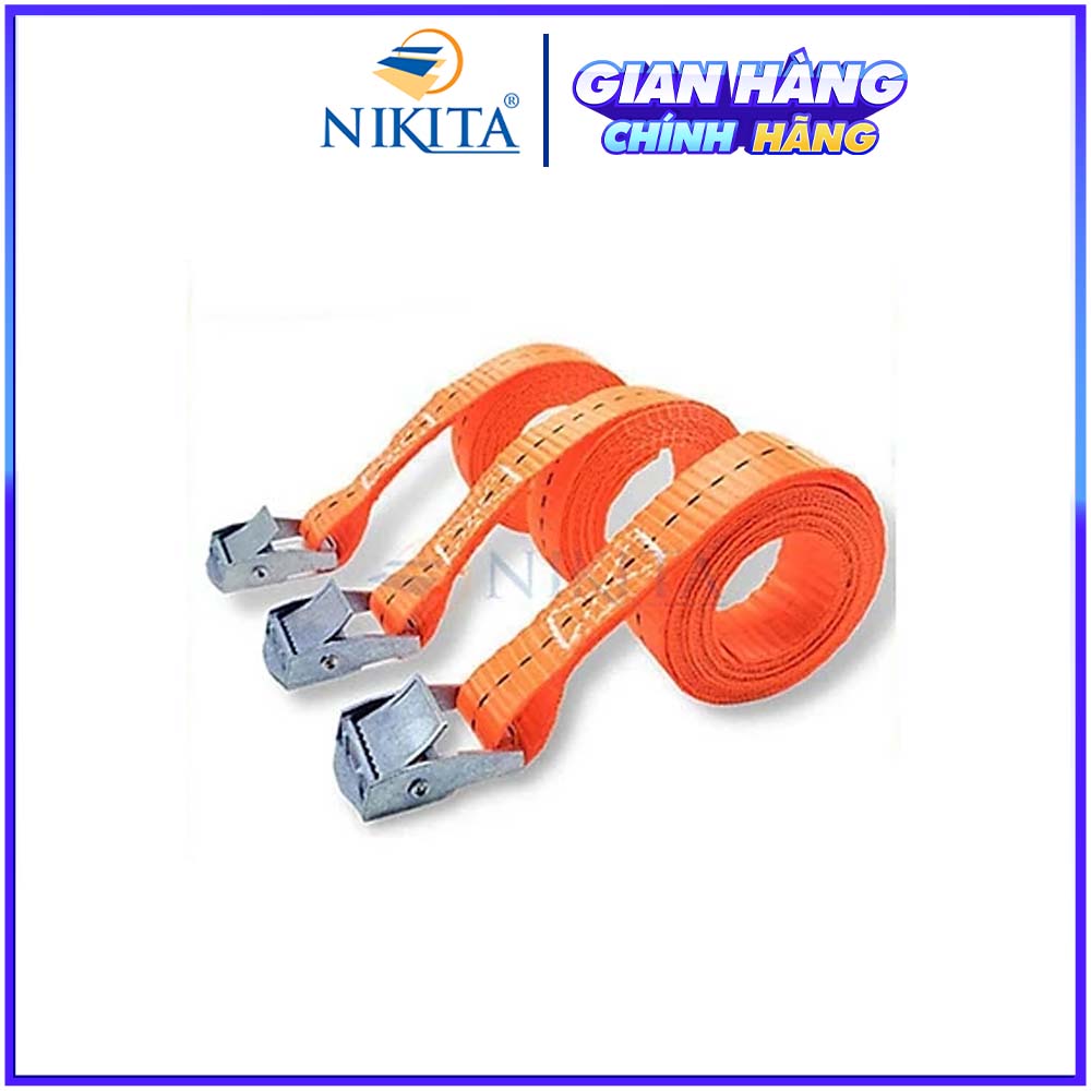 Dây Cảo Chằng Hàng, Buộc Hàng Bản Rộng 2.5cm - Dài 1m đến 4m - NIKITA