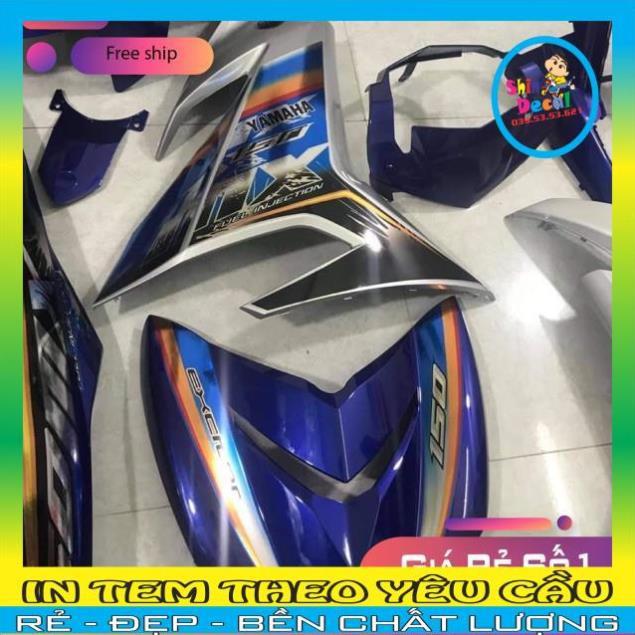Tem rời ex 150 Mx chữ Exciter Mx