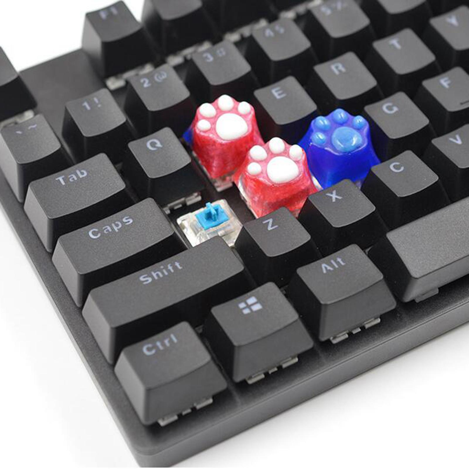 Keycaps Resin Mold Keycap Crafting Epoxy Mould Key Puller Cat Claw Molds Cat