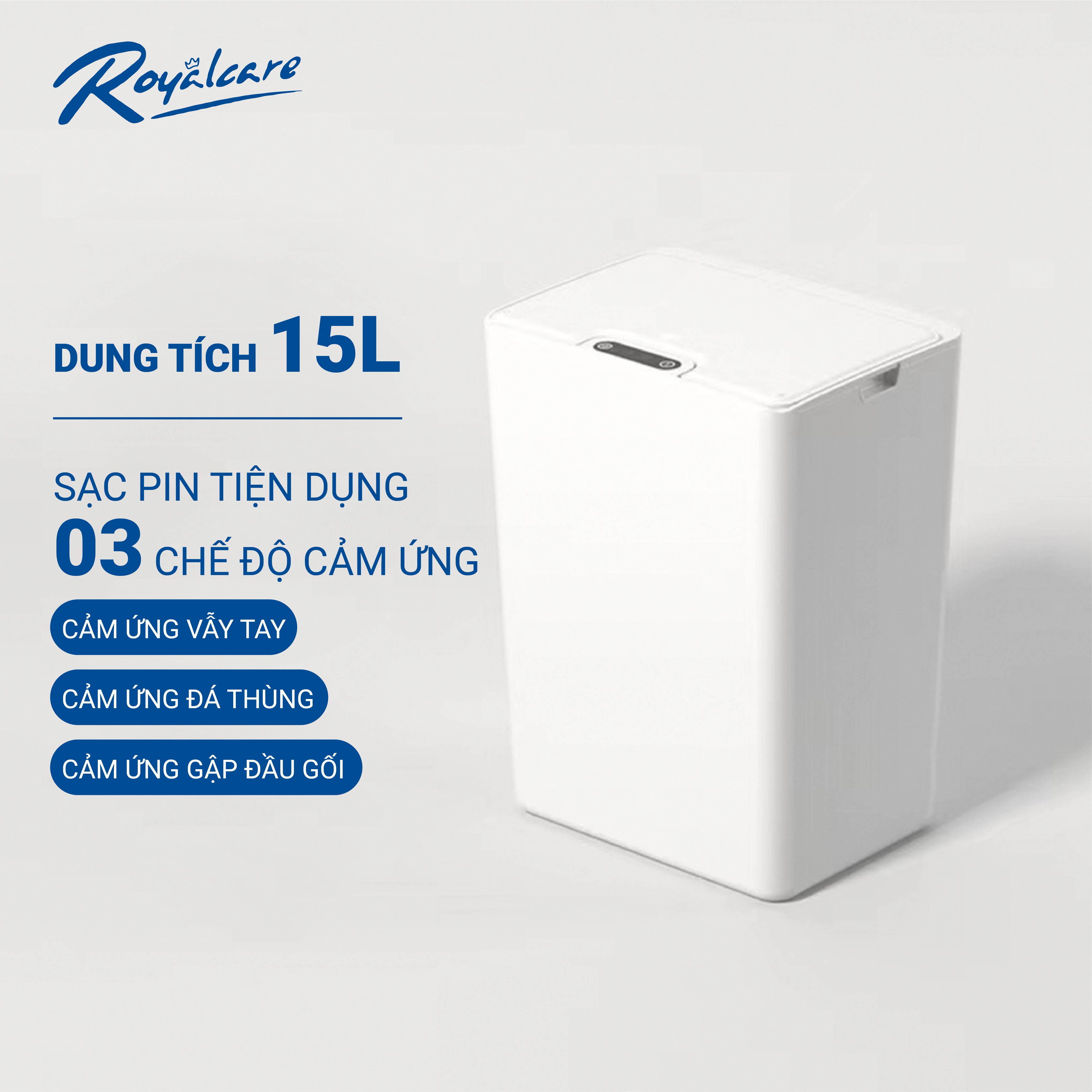 Thùng rác thông minh cảm ứng tự động Royal Care FH-2 phong cách Hàn Quốc