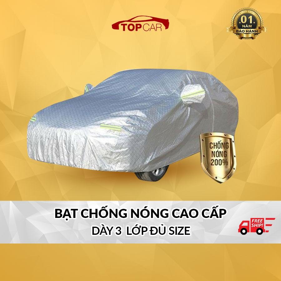 Bạt phủ xe ô tô, áo trùm xe hơi, tấm che nắng cho xe ô tô 5 chỗ gấp xếp gọn gàng, kèm túi đựng, chất liệu vải dù