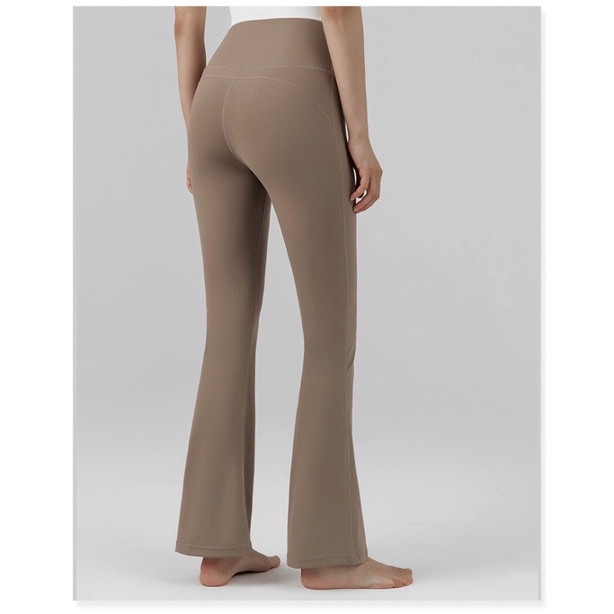 Quần Legging ống loe PYM SPORT tập GYM YOGA cạp cao chất liệu spandex cao cấp co giãn 4 chiều thấm hút mồ hôi tốt - Y025