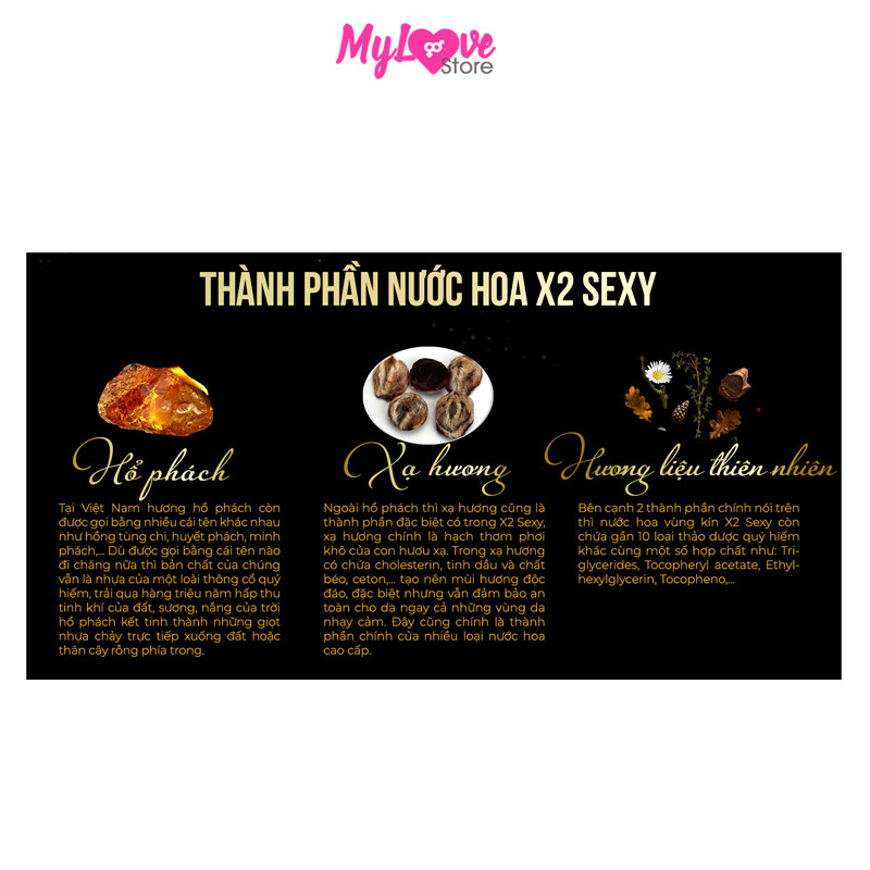 Nước Hoa Vùng Kín X2 Sexy Cocayhoala Khử Mùi Hôi - Làm Thơm Vùng Kín Nồng Nàn Hương Vị Yêu, Chai 5ml mylovestore