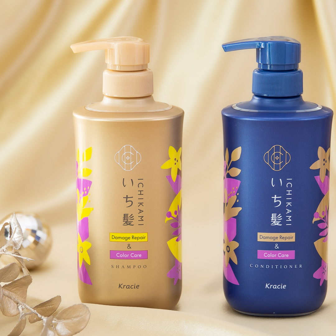 Dầu Gội Phục Hồi Hư Tổn Dành Cho Tóc Nhuộm Kracie Ichikami Damage Repair &amp; Color Care Shampoo (Chai 480ML)