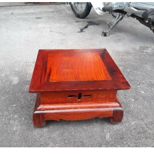 Đôn vuông gỗ hương 30*17cm