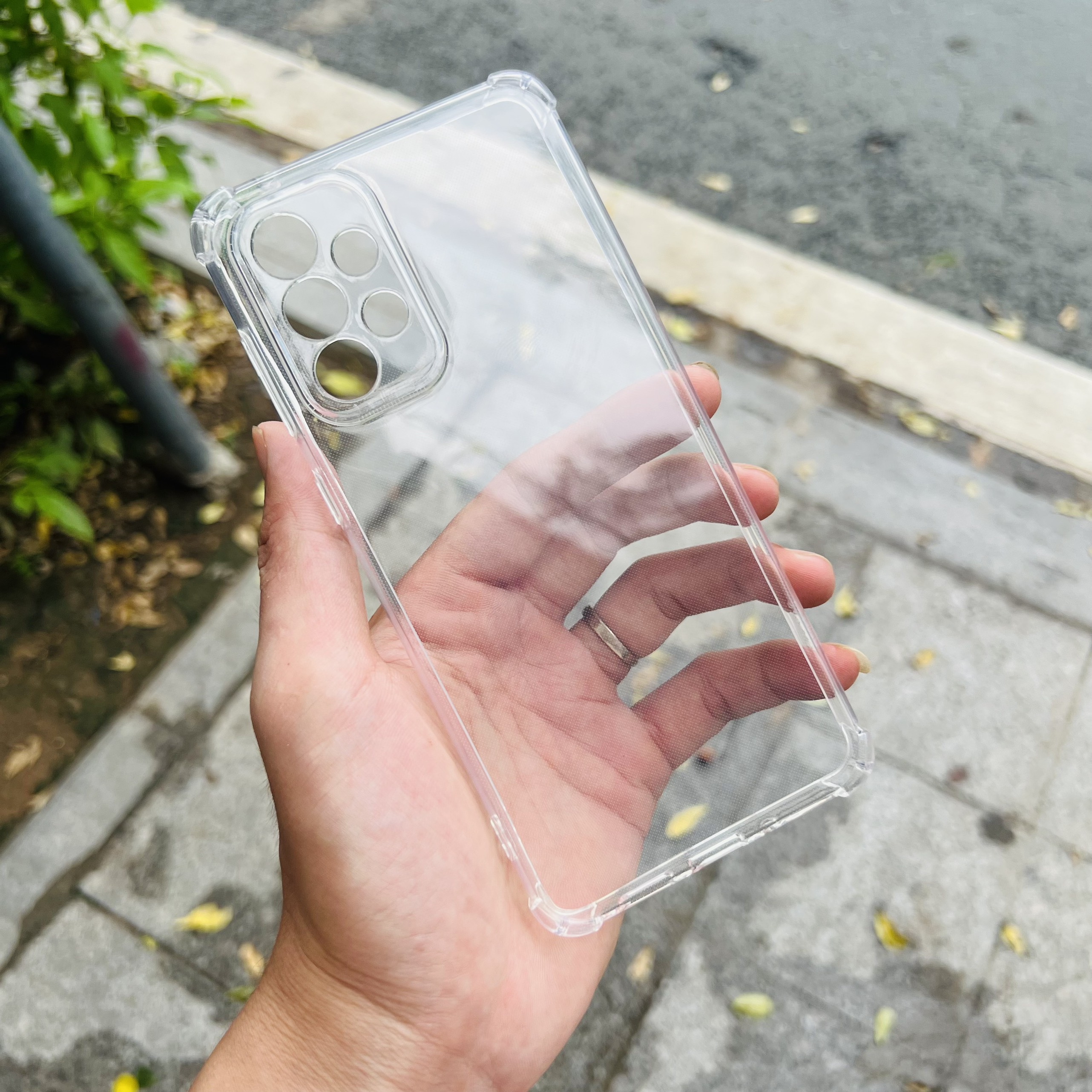 Ốp lưng cho SamSung Galaxy A73 5G trong suốt chống sốc bảo vệ camera sau