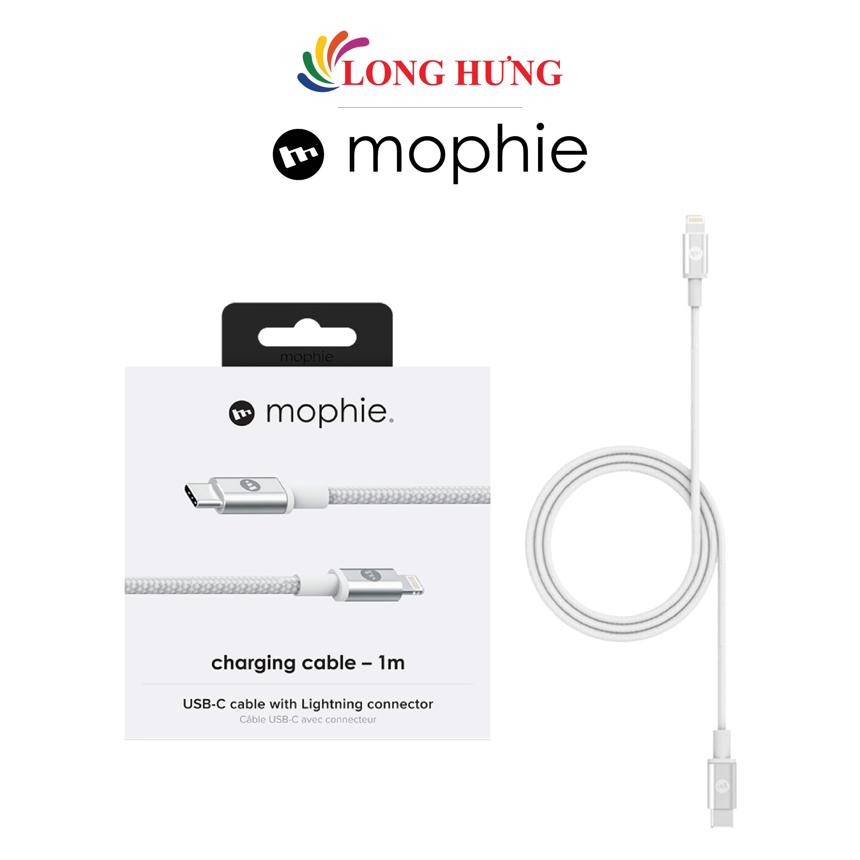 Cáp dành cho iP Mophie 1m 409903202/409903201 - Hàng chính hãng