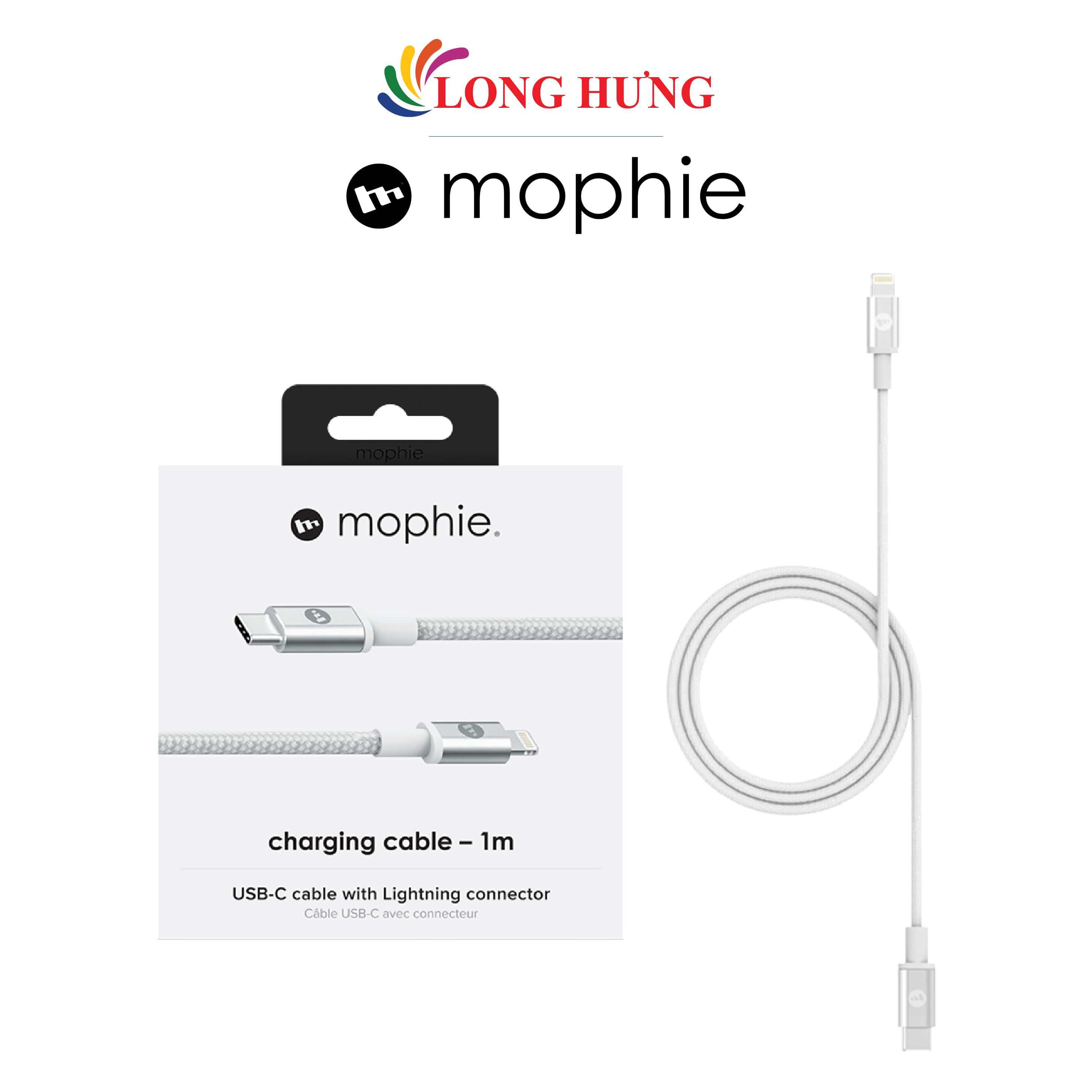 Cáp dành cho iP Mophie 1m 409903202/409903201 - Hàng chính hãng