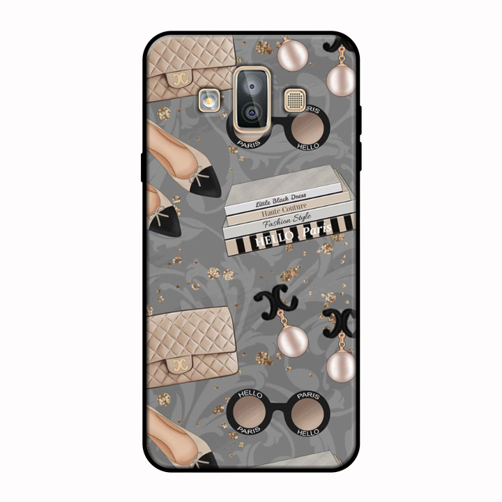 Ốp lưng điện thoại Samsung Galaxy J7 Duo viền dẻo TPU BST Phong Cách Thời Trang Mẫu 4