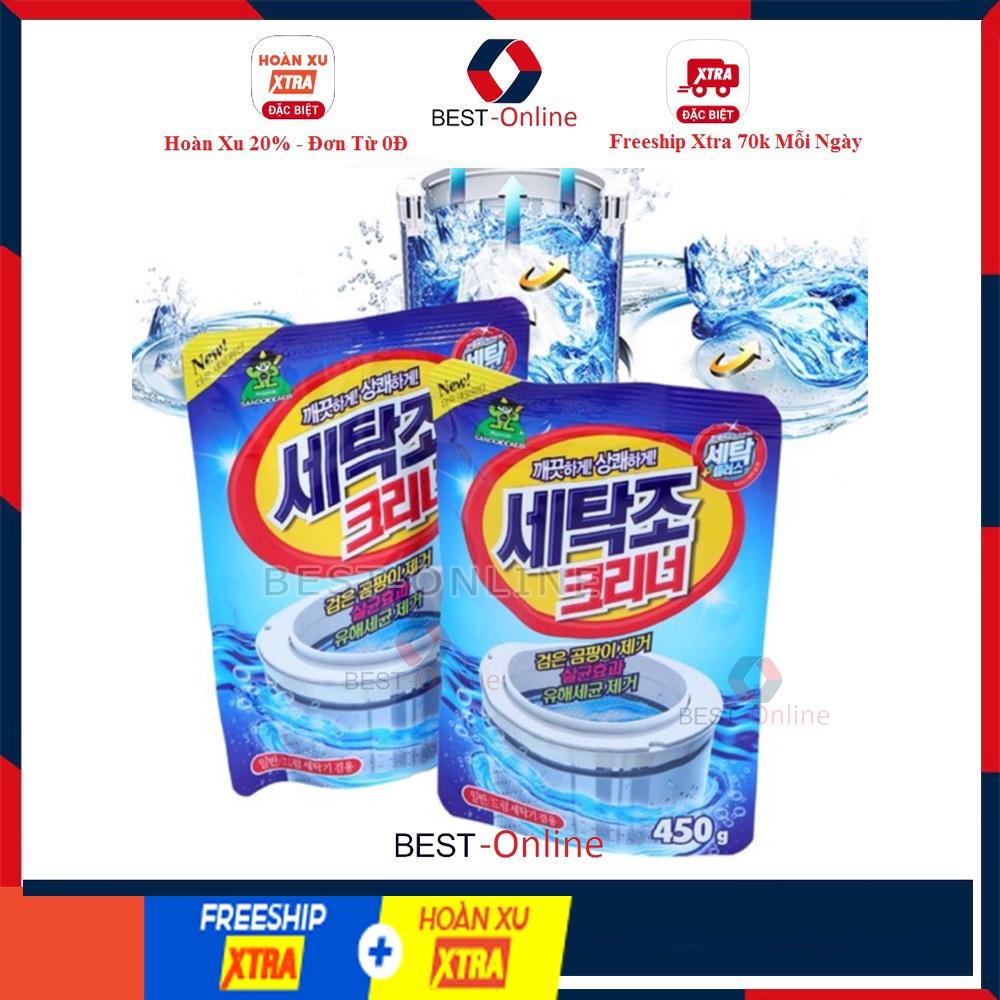 Combo 02 gói Bột tẩy lồng máy giặt siêu sạch