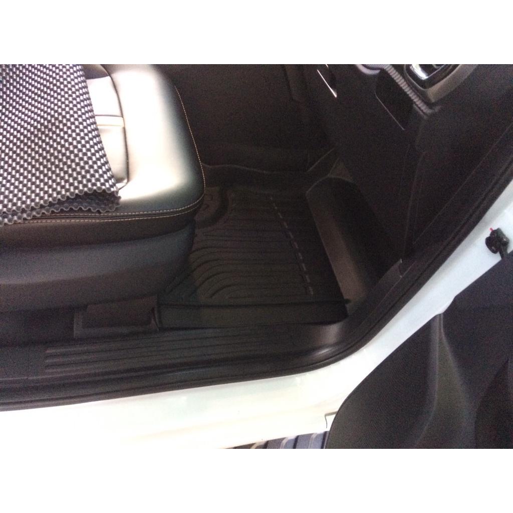 Thảm lót sàn xe ô tô Ford Ranger 2012- 2021 Nhãn hiệu Macsim chất liệu nhựa TPE cao cấp màu đen
