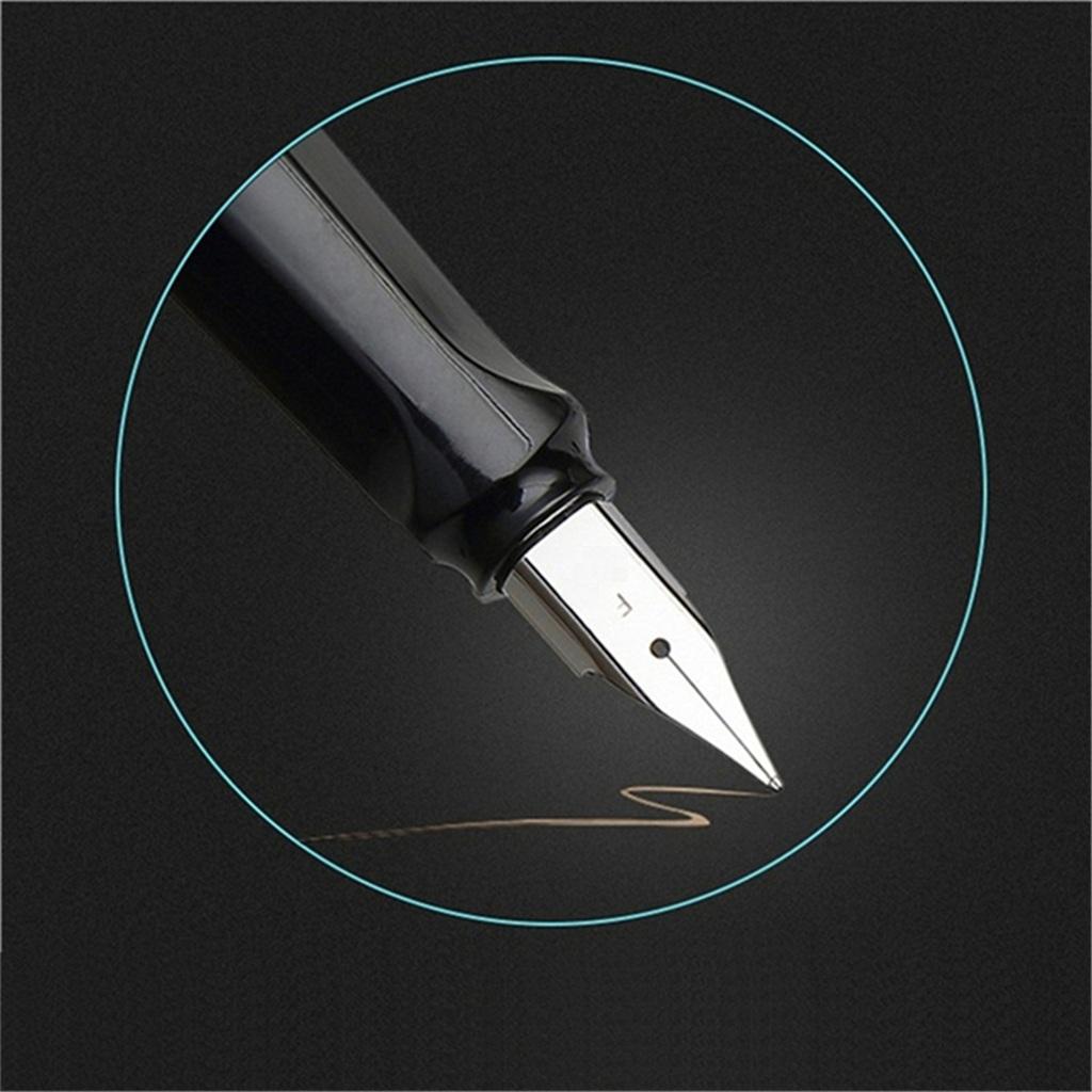 Fountain Pen 0.5mm 0.38mm Nibs With Ink Refill Office School Stationery