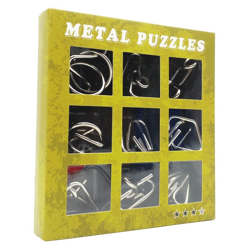 Đồ Chơi Hack Não Khóa IQ - Metal Puzzles 3009B (9 Chi Tiết)