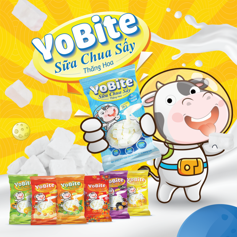 Sữa Chua Sấy Thăng Hoa Yobite- Dâu Tằm 20grams- Hỗ trợ tiêu hóa, tăng sức đề kháng