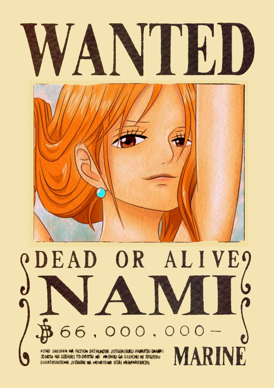 Tranh poster truy nã ONE PIECE combo 10 tấm A4