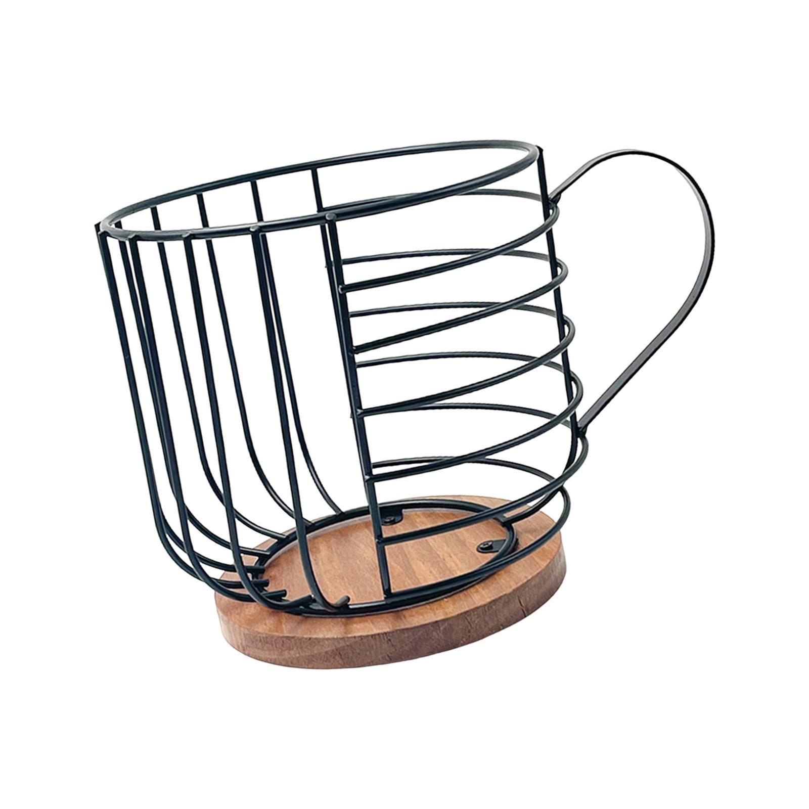 Coffee Pod Holder Organizer Cup Wire Coffee Pod Basket for Kitchen Pod