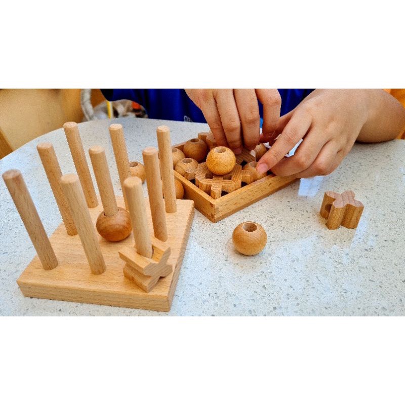 Trò chơi ca rô Winwintoys - Cờ Caro 3D gỗ tự nhiên 100% an toàn, rèn luyện trí thông minh và khả năng quan sát