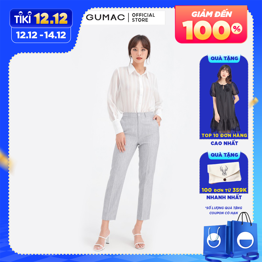 Quần tây nữ GUMAC QB726 cơ bản