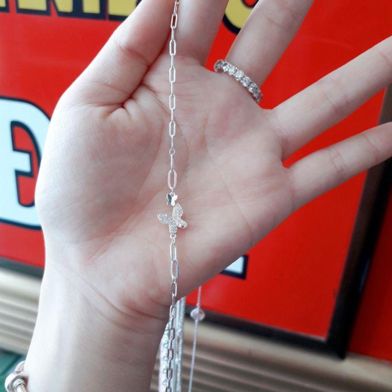 Lắc chân butterfly đặc đính đá YN JEWELRY