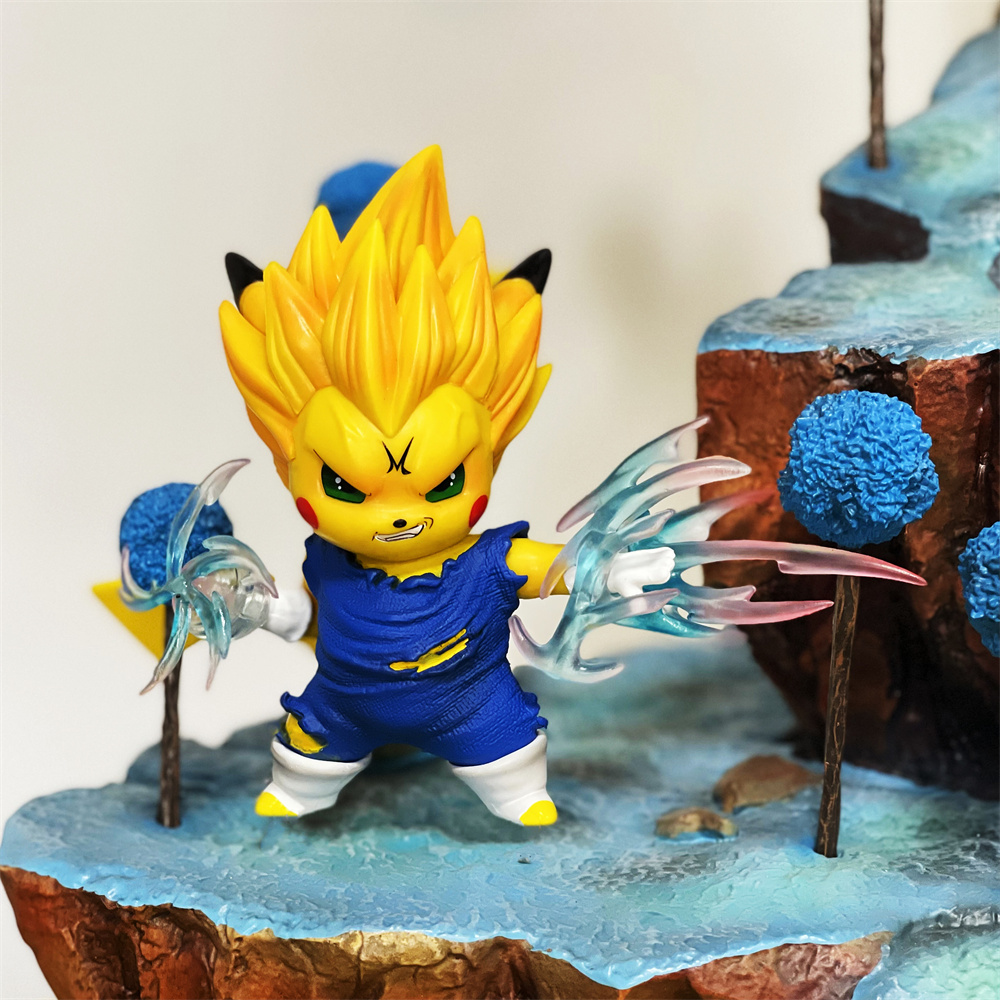 Mô hình pikachu vegeta hàng mới siêu nét ( Dragonball )