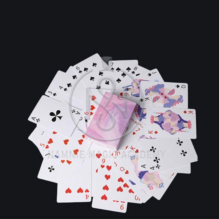 Bộ Bài Tây Phong Cách, Poker , Ảo Thuật , Gia Đình Playing Card Hologram, Tam Quốc Màu Loang Siêu Đẹp