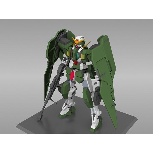 Mô hình giấy Gundamm GN-002 Dynames