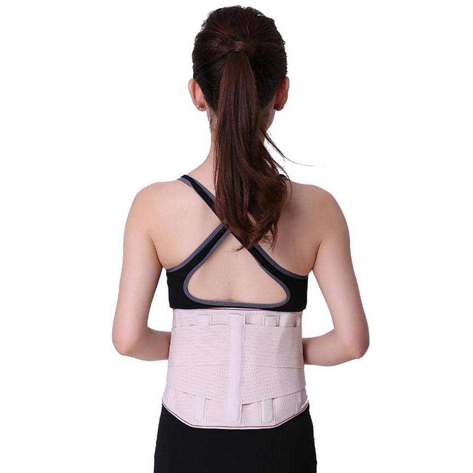 Lưng Thắt Lưng Nam Chỉnh Hình Áo Đai Hỗ Trợ Lưng Fajas Lumbares Ortopedicas Hỗ Trợ Cột Sống Size Lớn XXL Trận Dây