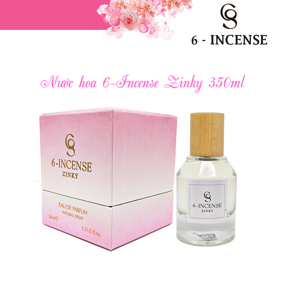 Nước hoa 6-Incense ZINKY Hương Thiên Nhiên 36ml