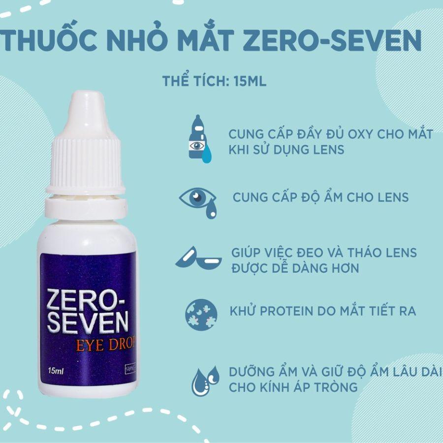 Nước Nhỏ Mắt Đeo Lens Hàn Quốc Zero Seven Nước Mắt Nhân Tạo Đeo Kính Áp Tròng - Hera Lens