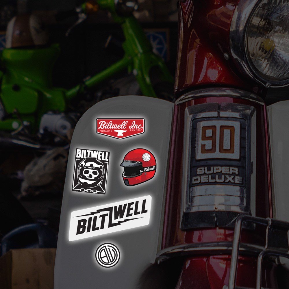 Biltwell - Reflective Sticker hình dán phản quang 3M Premium