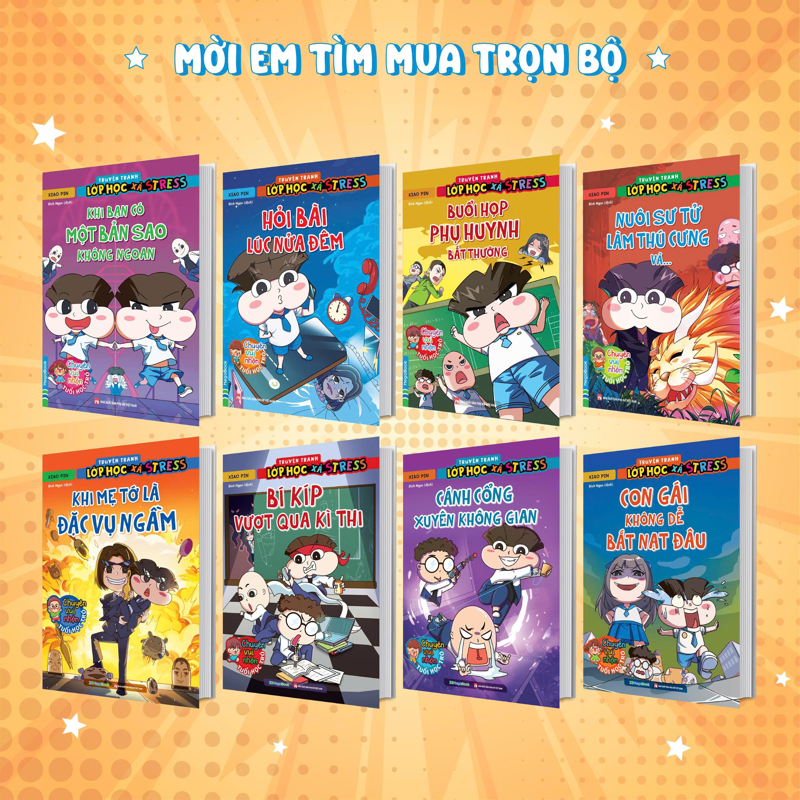 Sách Truyện Tranh Lớp Học Xả Stress