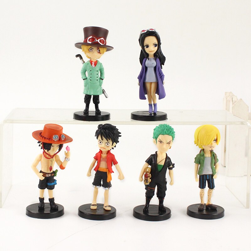 Bộ 06 Mô Hình Nhật Vật One Piece Trong Đảo Hải Tặc - Cao 8cm