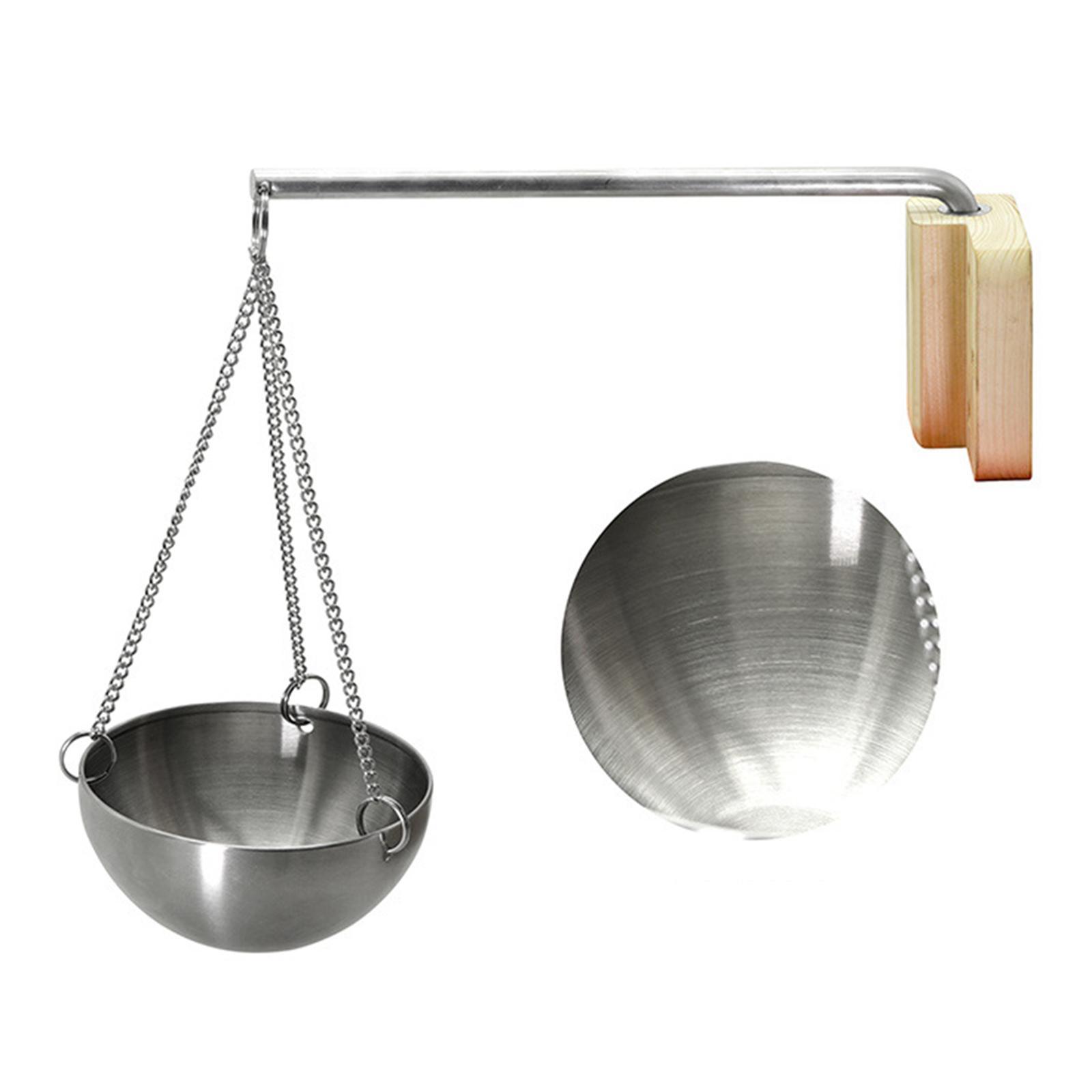Essential Oil Fragrance Diffuser Stainless Steel Sauna Oil Bowl