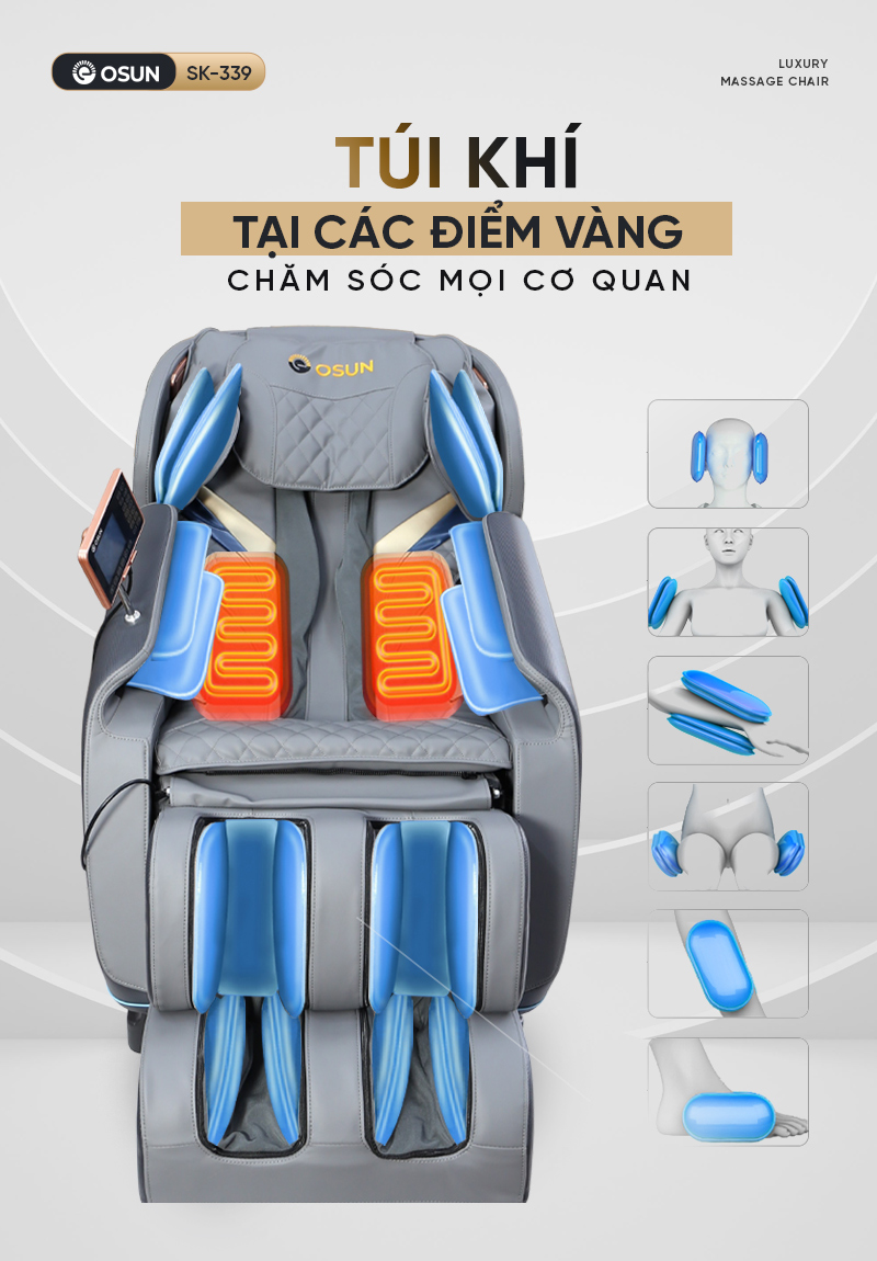 Ghế Massage Toàn Thân OSUN ZASAMI  SK-339