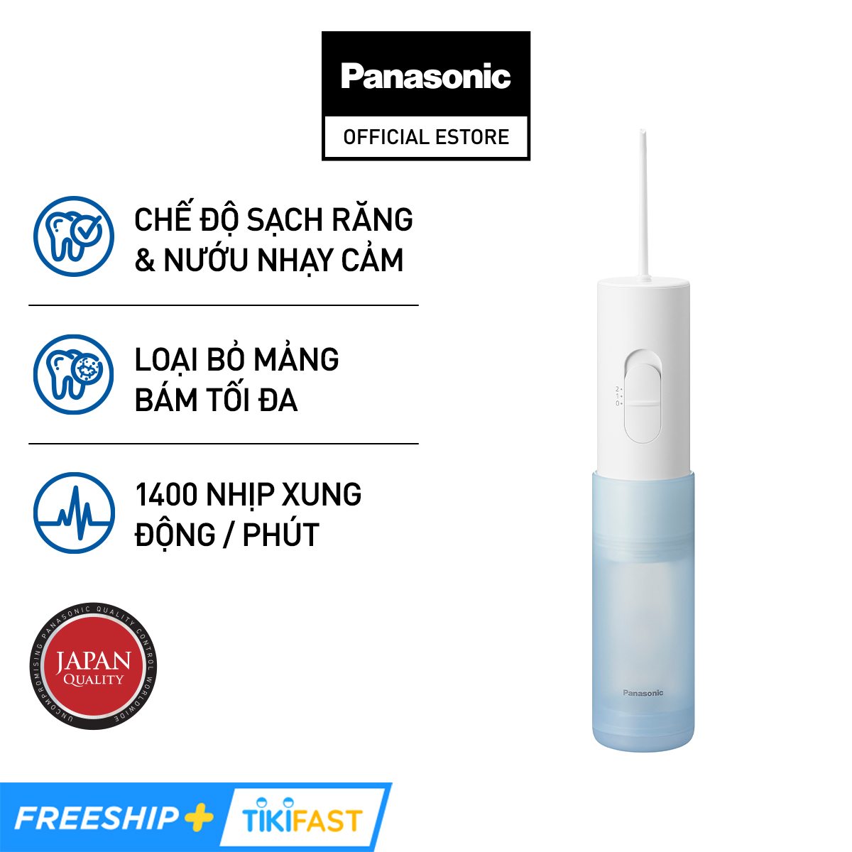 Đầu Tăm nước Thay Thế Panasonic WEW0987W451 – Phụ kiện cho máy tăm nước EW-DJ11 và EW-DJ31 - Hàng chính hãng