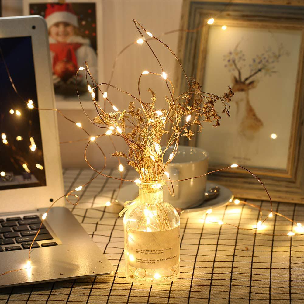 Dây đèn LED 5/10m trang trí giáng sinh, bữa tiệc, lễ hội