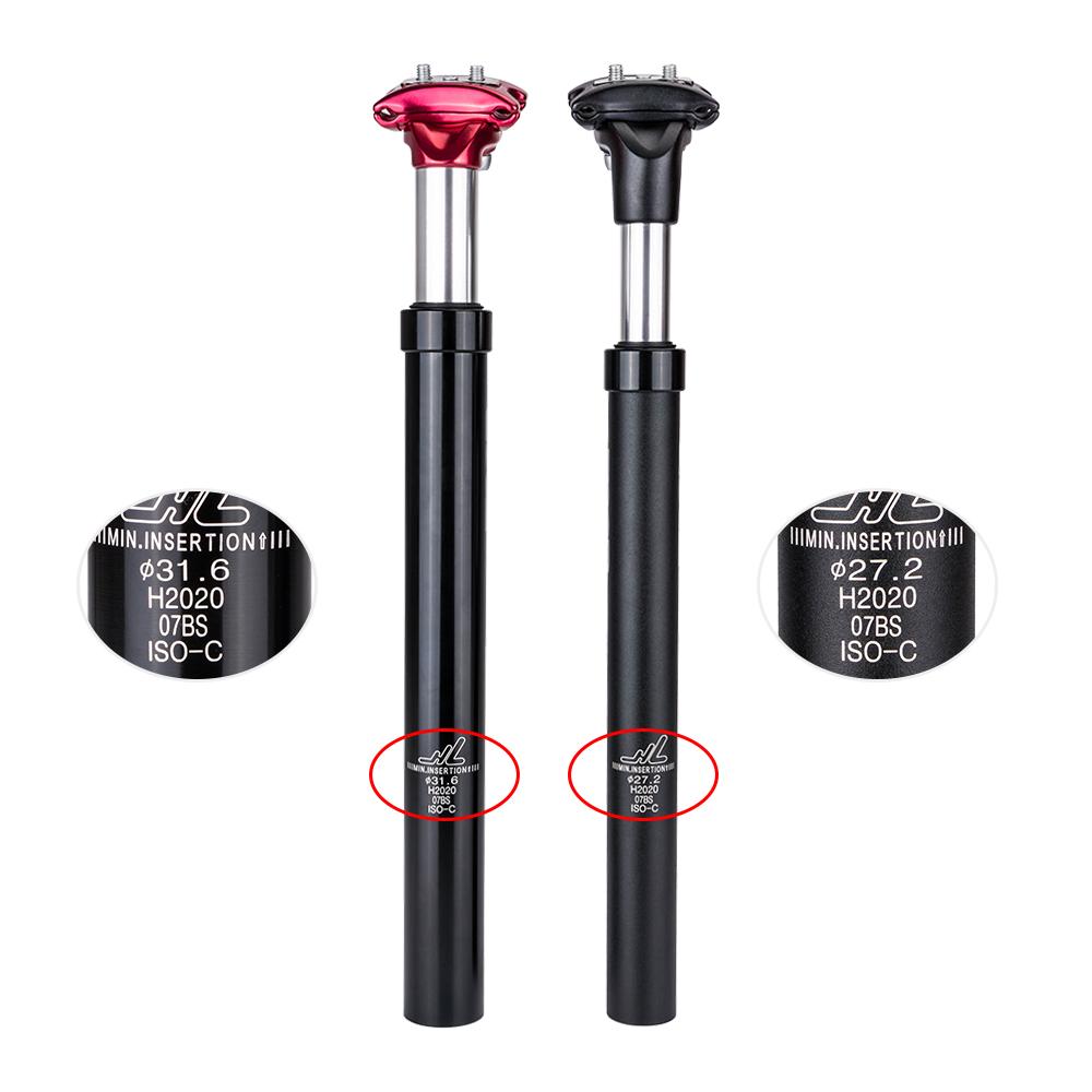 Cột yên xe đạp leo núi 27,2 x 350mm / 31,6x350mm giảm sốc ghế ngồi