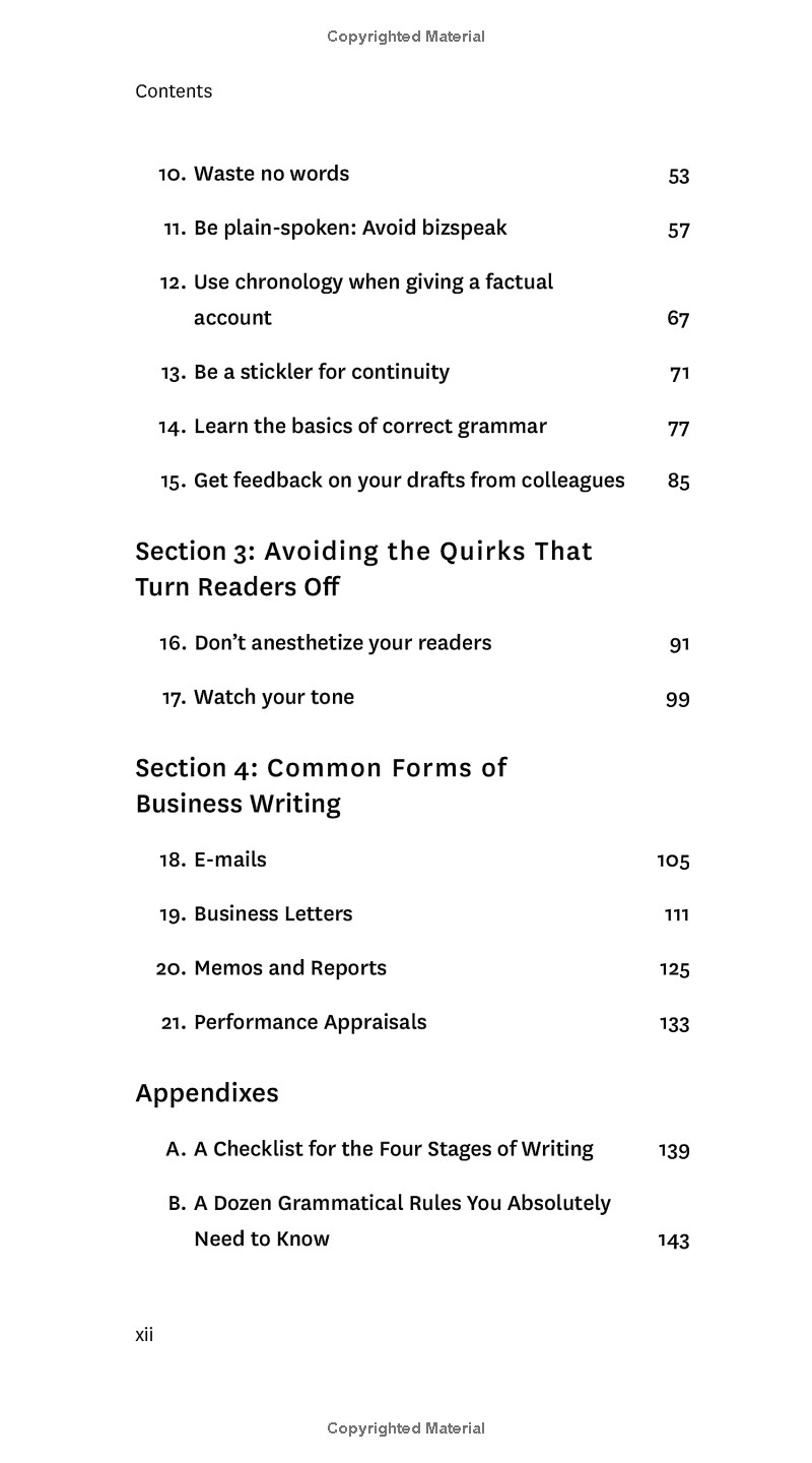 Harvard Business Review Guide To Better Business Writing