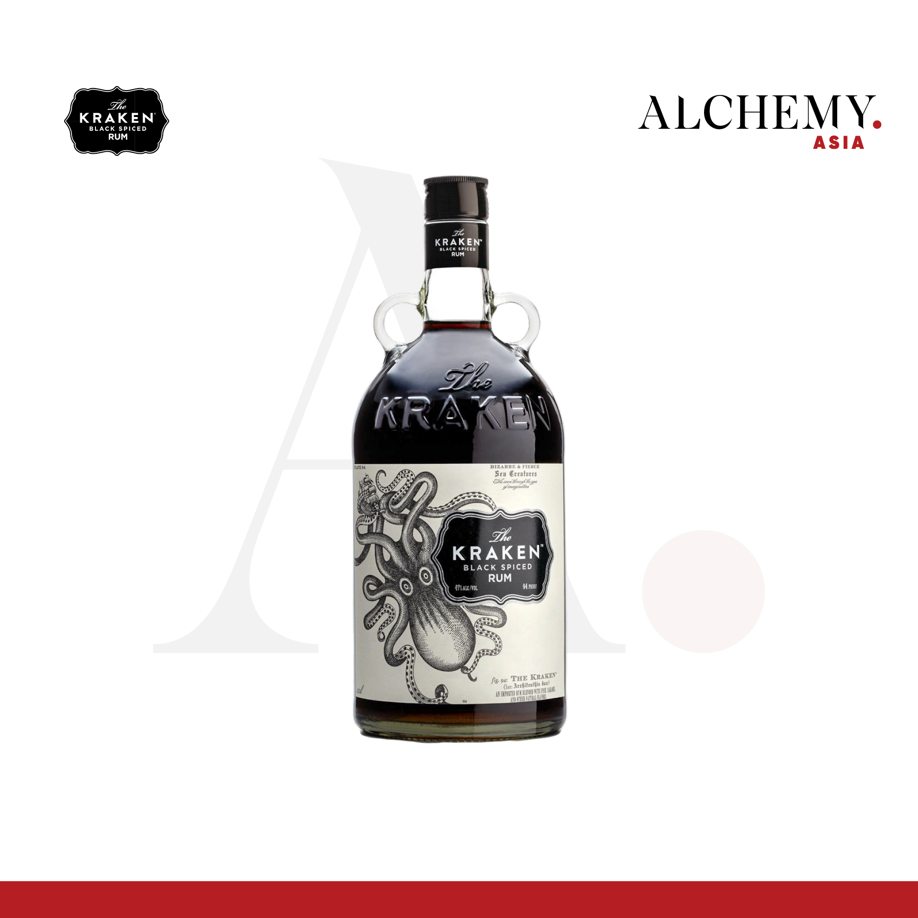 Rượu The Kraken Black Spiced Rum 40% 1x0.7L