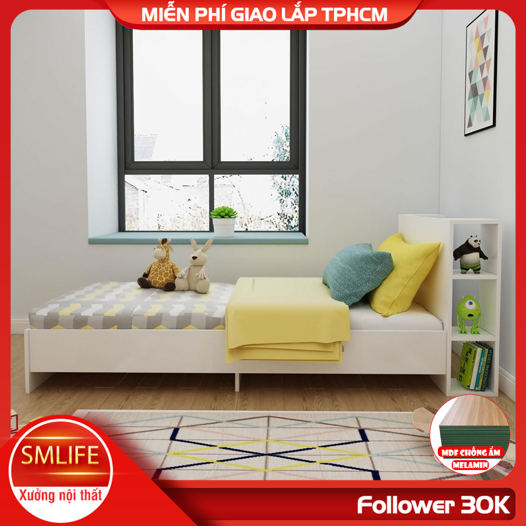 Giường ngủ cho bé kiểu dáng nhỏ gọn SMLIFE Sirohia