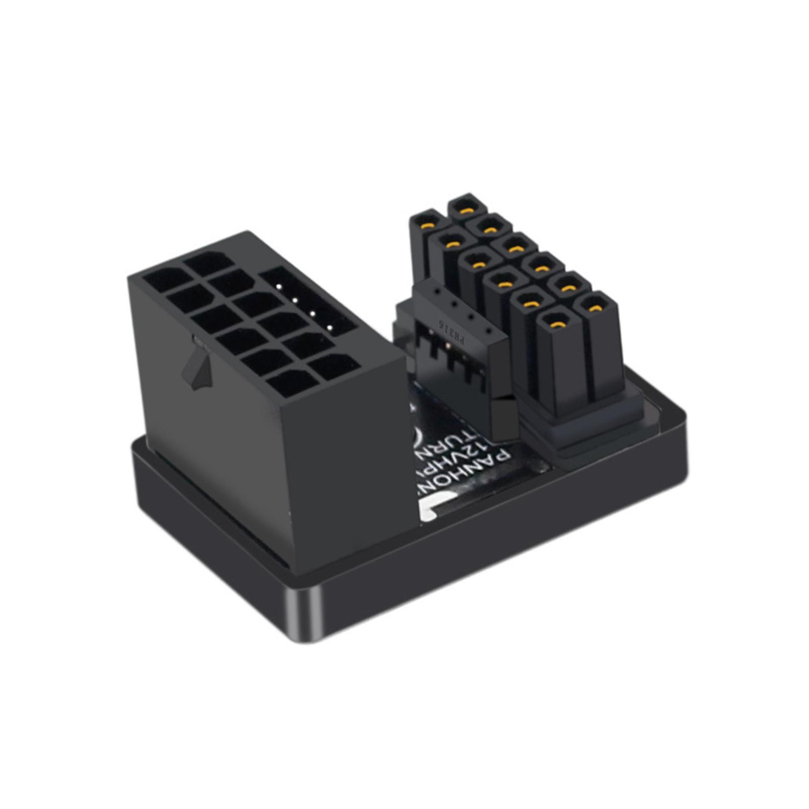 Angled Adapter, PH316, Easy to Install ,600W, 12+4Pin Graphics Connector Electronics Accessories for Desktop Graphics Card