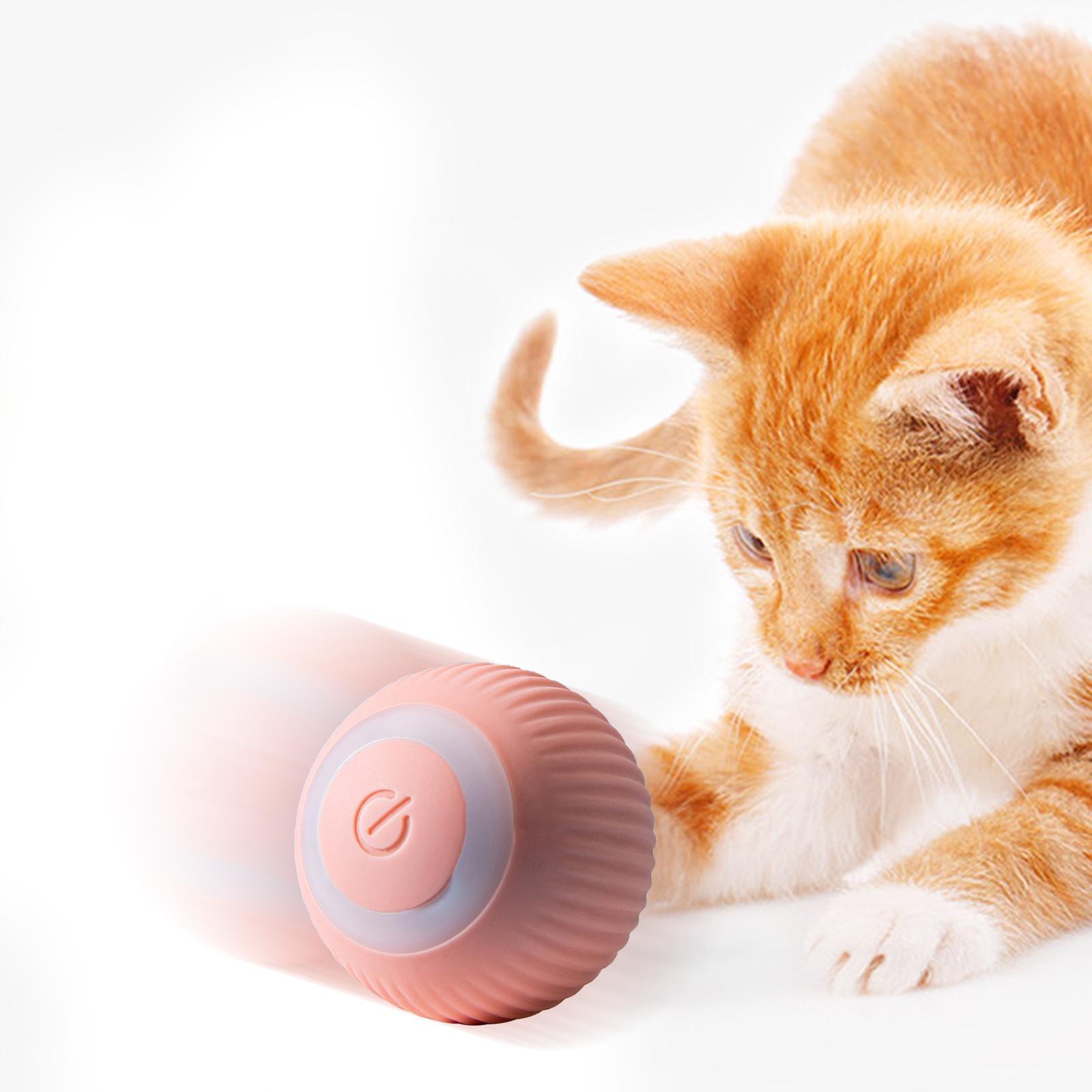 Automatic Interactive Cat Toys Ball for Indoor Cats  Kitten Dogs Pets