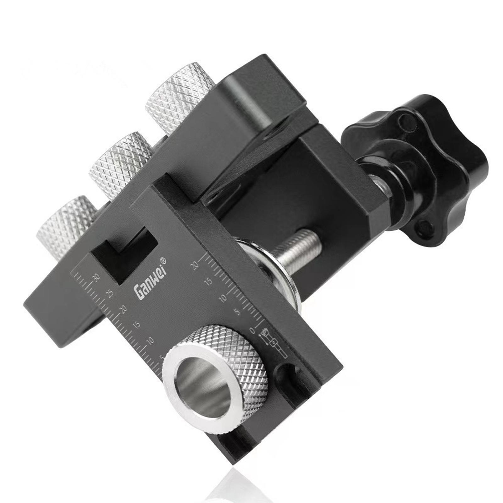 Positioning Puncher Woodworking Punching Tool 3 in 1 Woodworking Self Centering Dowel Drill Guide for Crafting Carpentry Tool