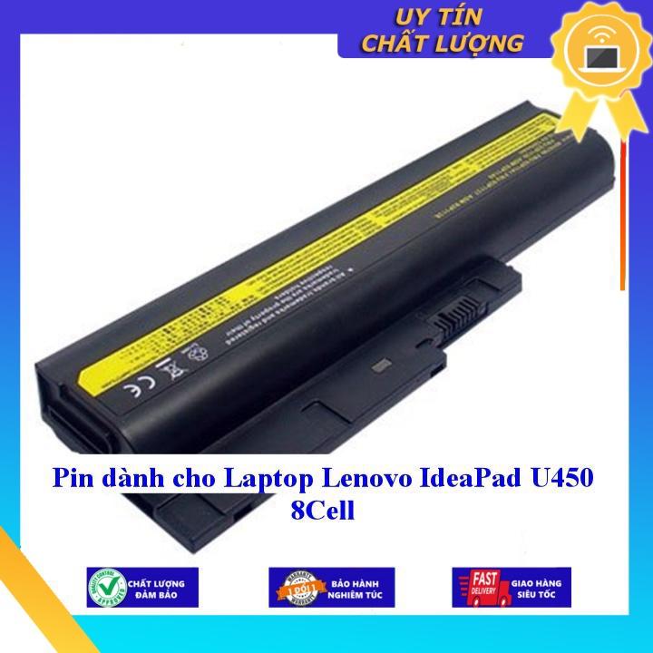 Pin dùng cho Laptop Lenovo IdeaPad U450 - Hàng Nhập Khẩu  MIBAT800