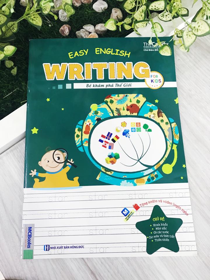 Bộ 6 cuốn tập viết “Easy English Writing For Kid” TV