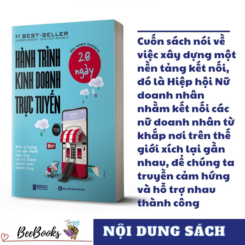 #1 Best Seller- Hành Trình Kinh Doanh Trực Tuyến 28 Ngày ( Tặng kèm BookMark )- Biến ý tưởng của bạn thành hiện thực và trở thành doanh nhân thành công