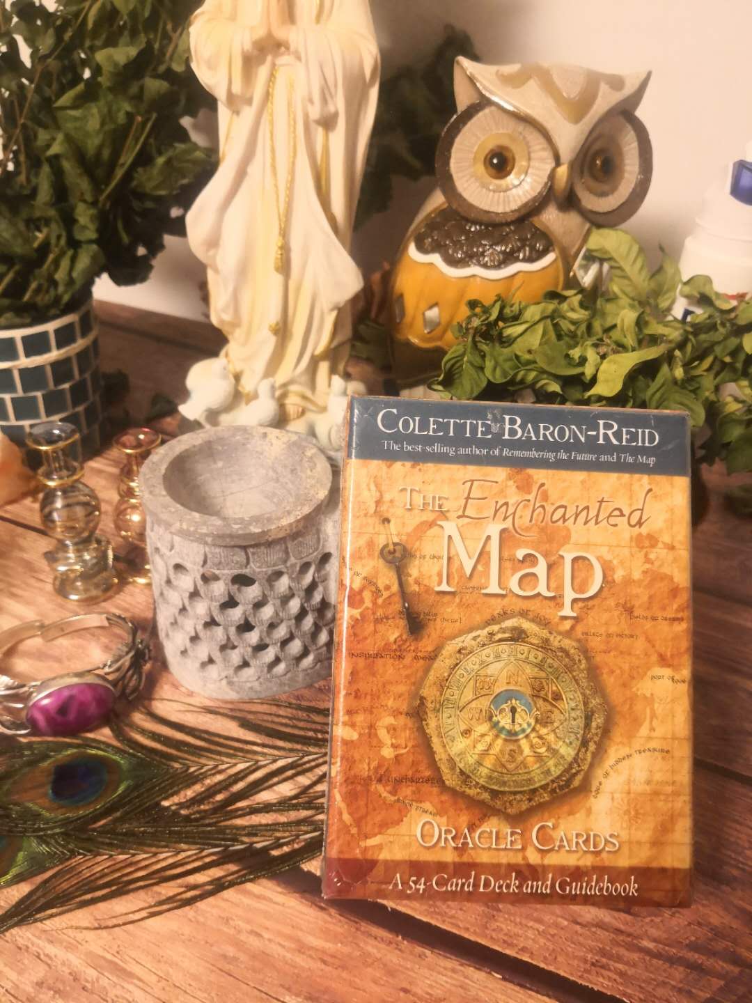 Bộ Tarot  The Enchanted Map Oracle Bài Bói New