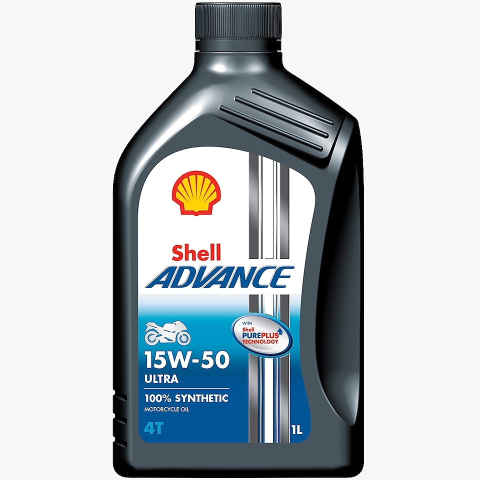 Dầu nhớt xe máy cao cấp 4T Shell Advance ULTRA 15W50 SN 1L